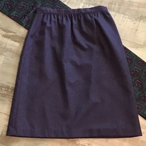Russ Togs heathered purple pencil skirt